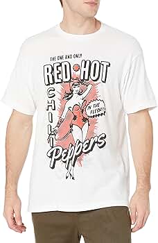 RED HOT CHILI PEPPERS Tシャツ Lサイズ Amazon.com: Red Hot Chili Peppers Official Devil Girl White Shirt